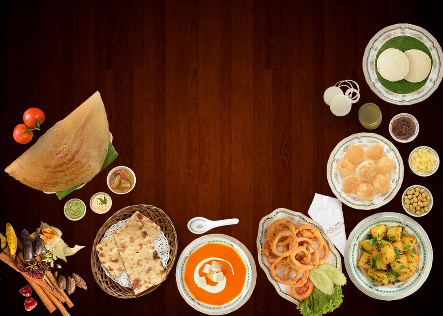 south indian food banner